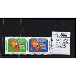 Briefmarkenkatalog 1961 91-92