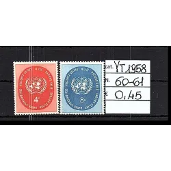 Catálogo de sellos 1958 60-61