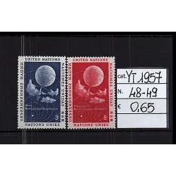 Briefmarkenkatalog 1957 48-49