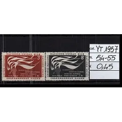 1957 stamp catalog 54-55