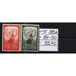 Briefmarkenkatalog 1954 29-30