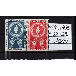 1953 stamp catalog 21-22