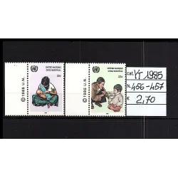 1985 stamp catalog 456-457