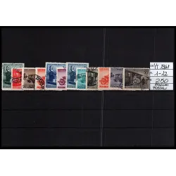 Catalogue de timbres 1941 1-12