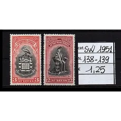 1951 stamp catalog 138-139