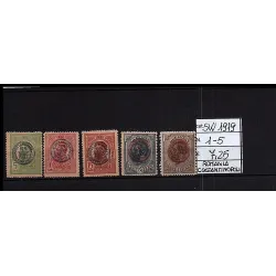 Catálogo de sellos de 1919 1-5
