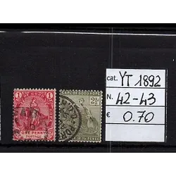Briefmarkenkatalog 1892 42-43