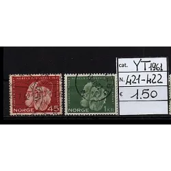 1961 stamp catalog 421-422