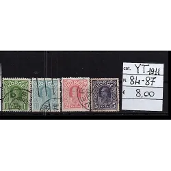 Briefmarkenkatalog 1911 84-87