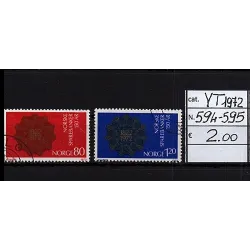 1972 stamp catalog 594-595