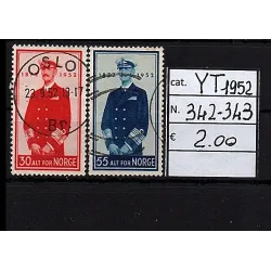 1952 stamp catalog 342-343