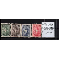 1948 stamp catalog 332-335