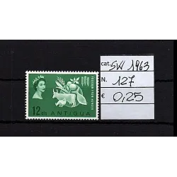 1963 francobollo catalogo 127