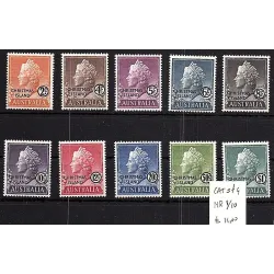 1958 francobollo catalogo 1/10