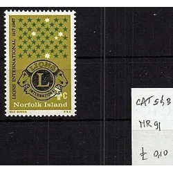 1967 francobollo catalogo 91