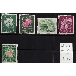 Timbre catalogue 1960 24/27-34