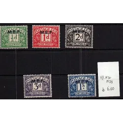 1942 catalog stamp MD1/MD5