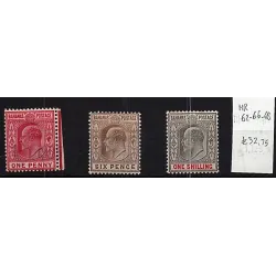 Briefmarkenkatalog 1912 62-68