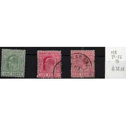 Briefmarkenkatalog 1912 71/73