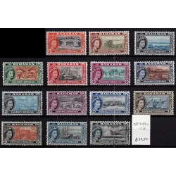 1954 stamp catalog 201-215
