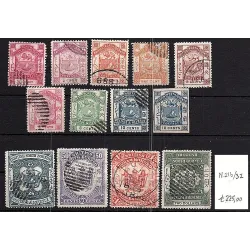 Briefmarkenkatalog 1886 21b/32