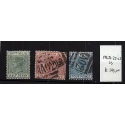 Briefmarkenkatalog 1882 21-23