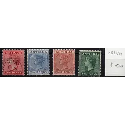 Briefmarkenkatalog 1884 25/29