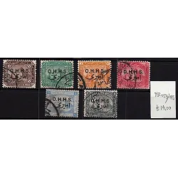 Catálogo de sellos 1907 73/78
