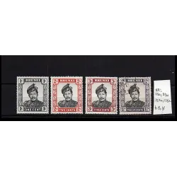 1952 catalog stamp 118A-125A