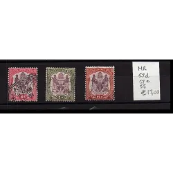 Briefmarkenkatalog 1901 57D-58