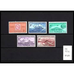 1961 Catalog stamp 115/119