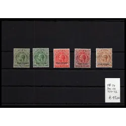 Briefmarkenkatalog 1918 70-72