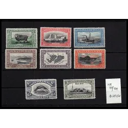 1933 stamp catalog 127/134