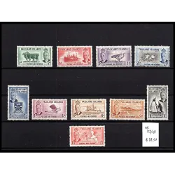 1952 Catalog stamp 172/181