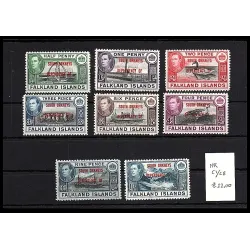 Briefmarkenkatalog 1944 C1/C8