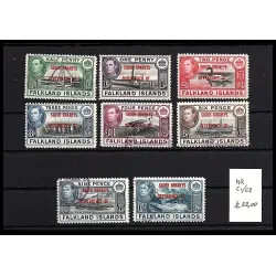 Briefmarkenkatalog 1944 C1/C8