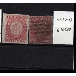 Briefmarkenkatalog 1861 20-23