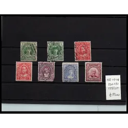 1911 Catalog stamp 117-127