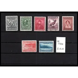 1932 stamp catalog 222/228