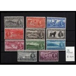 1937 stamp catalog 257/267