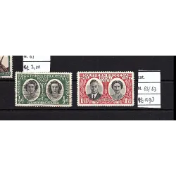 1947 Catalog stamp 62/63