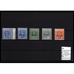 1917 catalog stamp 54-59