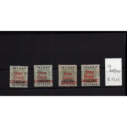 1889 stamp catalog 207/210