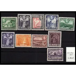 1935 stamp catalog 308a-317