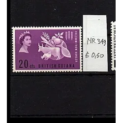 1963 francobollo catalogo 349