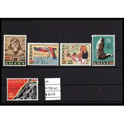 Timbre catalogue 1963 319/323