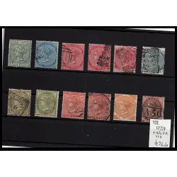 1885 stamp catalog 17-22b