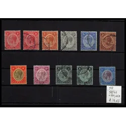 Briefmarkenkatalog 1912 58-65b