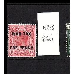 Catalogue de timbres 1918 85
