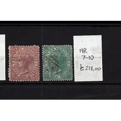 1865 francobollo catalogo 7-10